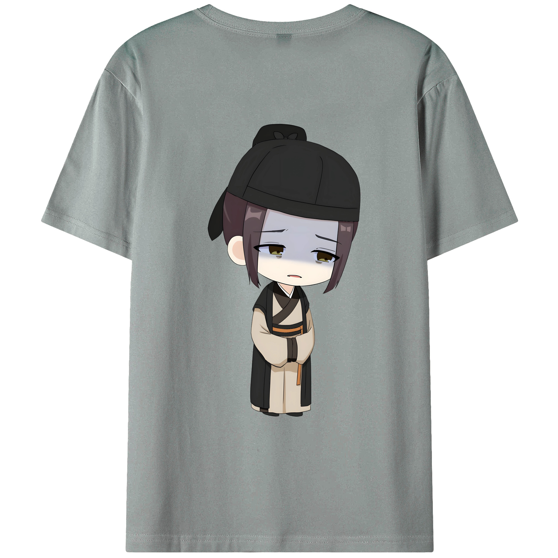 （画像用） 薬屋のひとりごと The Apothecary Diaries 綿100％ メンズ半袖Tシャツ（バックプリント） 通気性